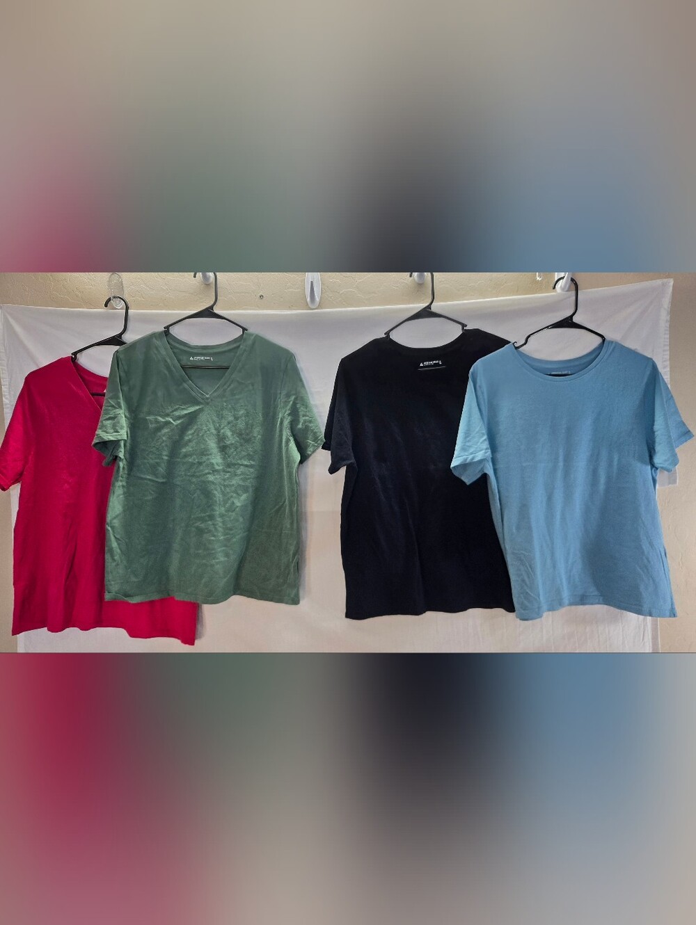 Lot of 4 American Giant Women's Size Large Short Shirts NWOT